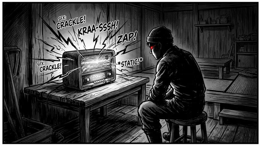 UNDER THE WOOL giriş storyboard paneli